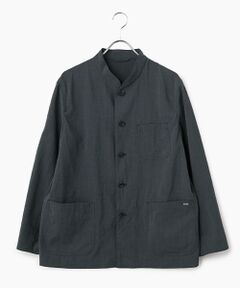 PAPAS / パパス ブルゾン | ポリエステルストレッチクロス スタンドカラーブルゾン