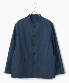 PAPAS / パパス ブルゾン | ポリエステルストレッチクロス スタンドカラーブルゾン