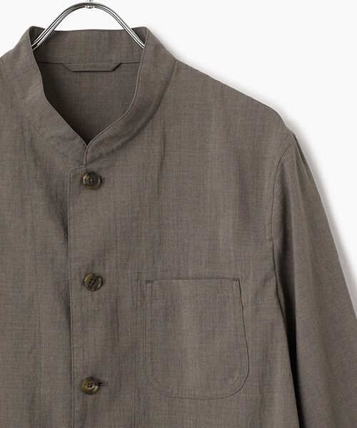 PAPAS / パパス ブルゾン | ポリエステルストレッチクロス スタンドカラーブルゾン | 詳細2