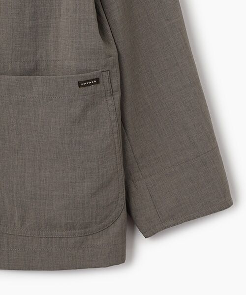 PAPAS / パパス ブルゾン | ポリエステルストレッチクロス スタンドカラーブルゾン | 詳細3