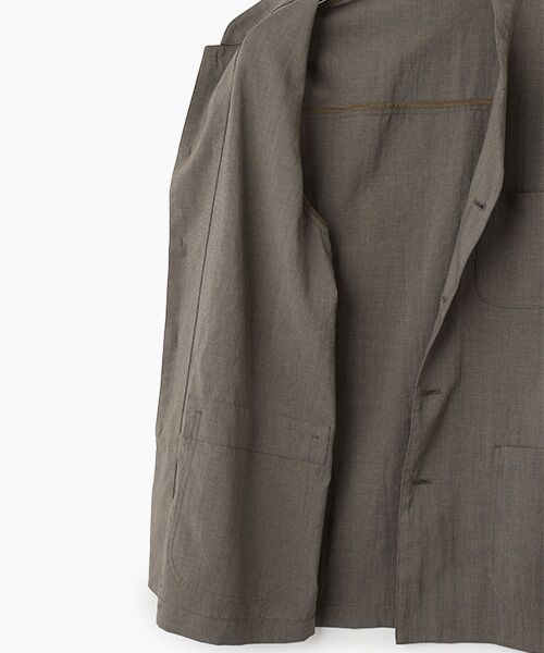 PAPAS / パパス ブルゾン | ポリエステルストレッチクロス スタンドカラーブルゾン | 詳細4