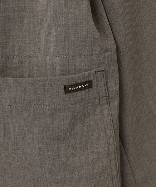 PAPAS / パパス ブルゾン | ポリエステルストレッチクロス スタンドカラーブルゾン | 詳細5