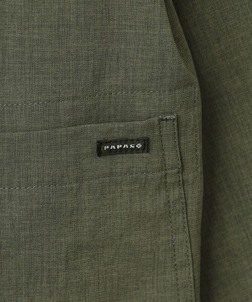 PAPAS / パパス ブルゾン | ポリエステルストレッチクロス スタンドカラーブルゾン | 詳細6