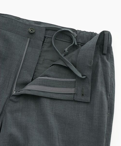 PAPAS / パパス テーラードジャケット | ポリエステルストレッチクロス ノータックパンツ | 詳細5