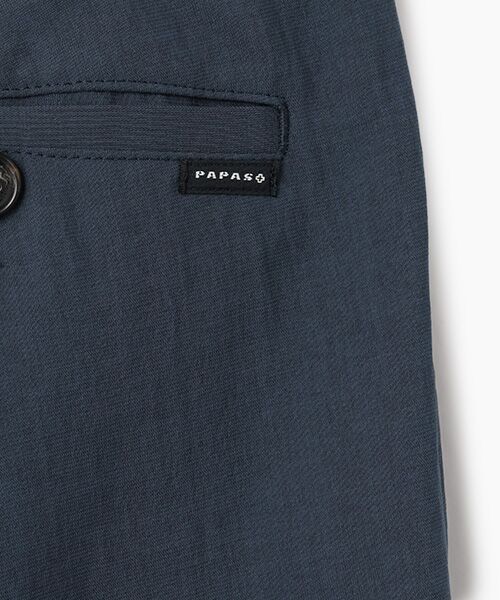 PAPAS / パパス テーラードジャケット | ポリエステルストレッチクロス ノータックパンツ | 詳細9