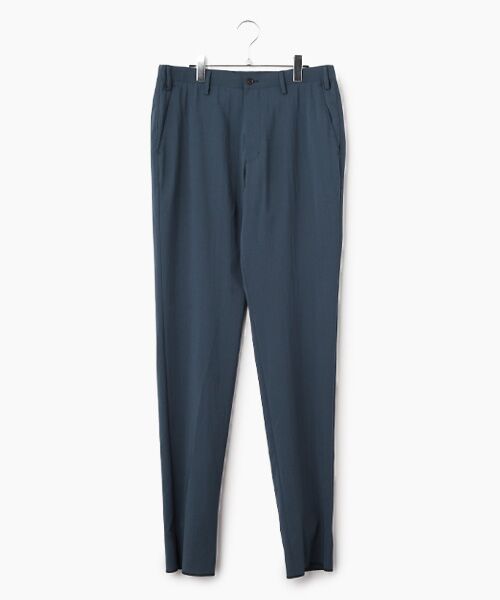 PAPAS / パパス テーラードジャケット | ポリエステルストレッチクロス ノータックパンツ（ネイビー）