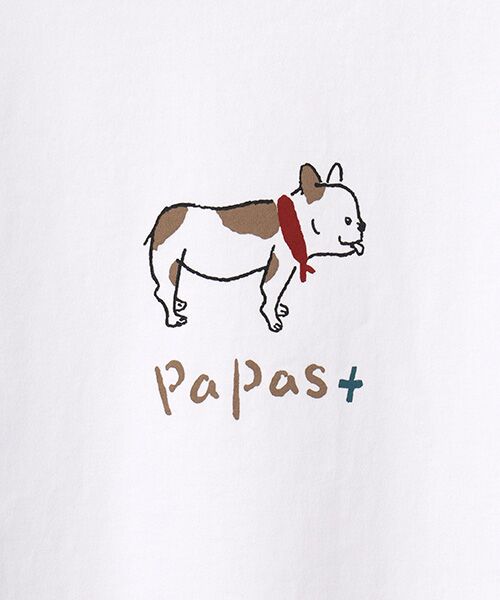 PAPAS / パパス Tシャツ | CLASSIC天竺 半袖Ｔシャツ | 詳細1
