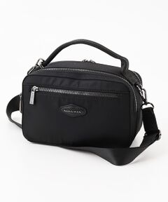 PAPAS / パパス ポーチ | ナイロンギャバ 3WAYハンドルラウンドポーチ