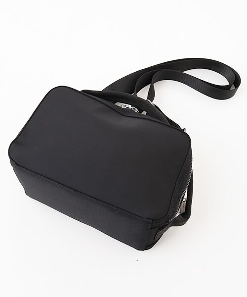 PAPAS / パパス ポーチ | ナイロンギャバ 3WAYハンドルラウンドポーチ | 詳細4