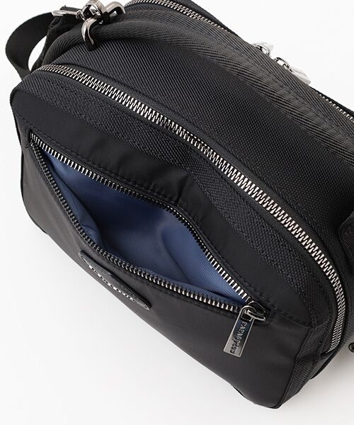 PAPAS / パパス ポーチ | ナイロンギャバ 3WAYハンドルラウンドポーチ | 詳細6