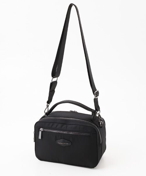 PAPAS / パパス ポーチ | ナイロンギャバ 3WAYハンドルラウンドポーチ | 詳細8