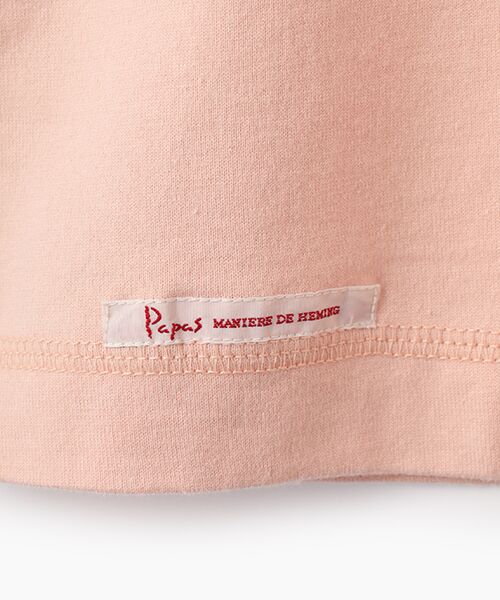 PAPAS / パパス Tシャツ | ●定番●40/2タリイ天竺半袖Ｔシャツ | 詳細3