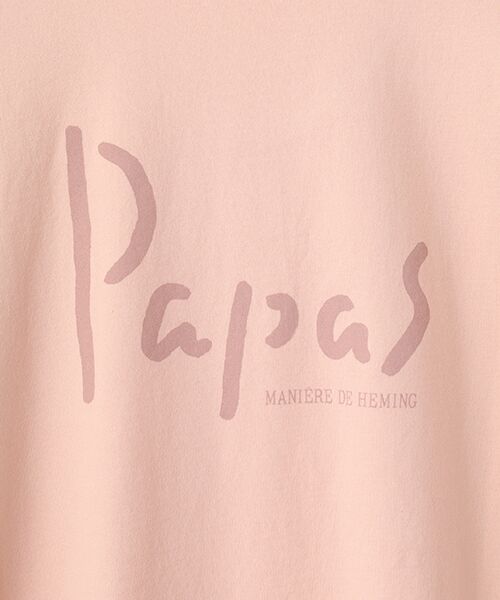 PAPAS / パパス Tシャツ | ●定番●40/2タリイ天竺半袖Ｔシャツ | 詳細4
