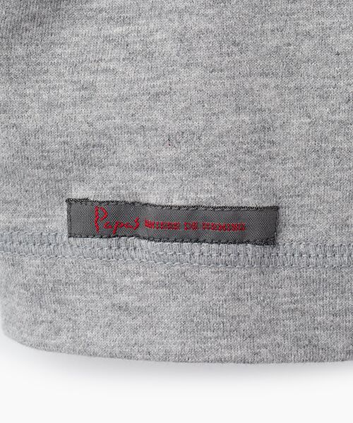 PAPAS / パパス Tシャツ | ●定番●40/2タリイ天竺半袖Ｔシャツ | 詳細5