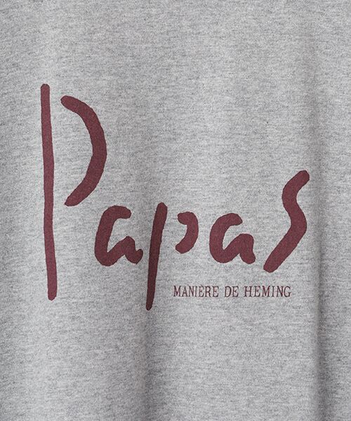 PAPAS / パパス Tシャツ | ●定番●40/2タリイ天竺半袖Ｔシャツ | 詳細6