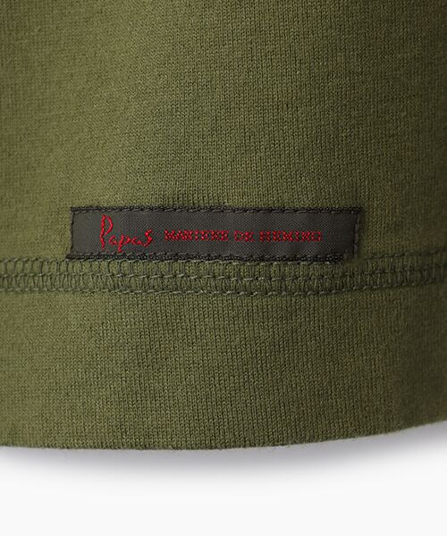 PAPAS / パパス Tシャツ | ●定番●40/2タリイ天竺半袖Ｔシャツ | 詳細11