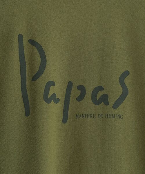 PAPAS / パパス Tシャツ | ●定番●40/2タリイ天竺半袖Ｔシャツ | 詳細12