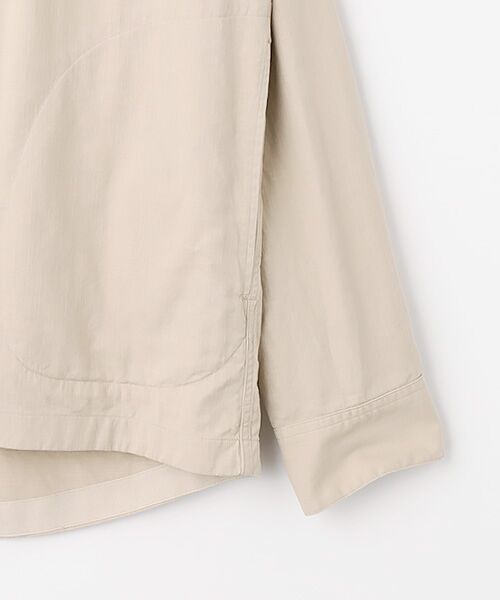 PAPAS / パパス ブルゾン | 強撚ムラコットンツイル フード付きブルゾン | 詳細3