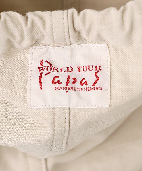 PAPAS / パパス ブルゾン | 強撚ムラコットンツイル フード付きブルゾン | 詳細7