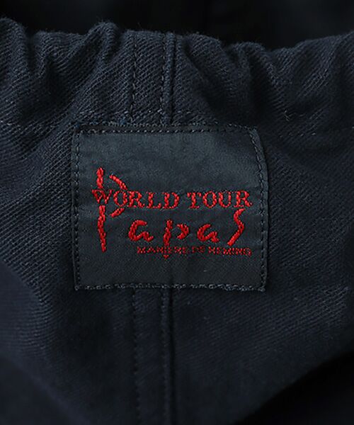 PAPAS / パパス ブルゾン | 強撚ムラコットンツイル フード付きブルゾン | 詳細9