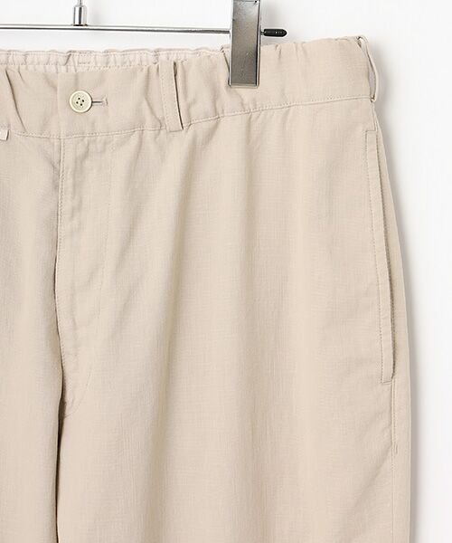 PAPAS / パパス その他パンツ | 強撚ムラコットンツイル ノータックパンツ | 詳細2