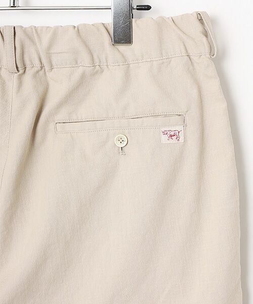 PAPAS / パパス その他パンツ | 強撚ムラコットンツイル ノータックパンツ | 詳細4