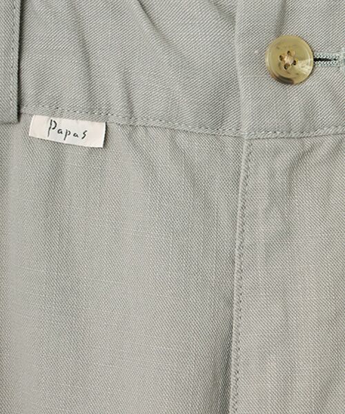 PAPAS / パパス その他パンツ | 強撚ムラコットンツイル ノータックパンツ | 詳細8