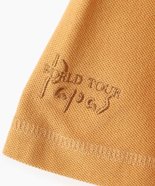 PAPAS / パパス Tシャツ | 50/2鹿の子中白染加工ヘンリーネックTシャツ | 詳細4