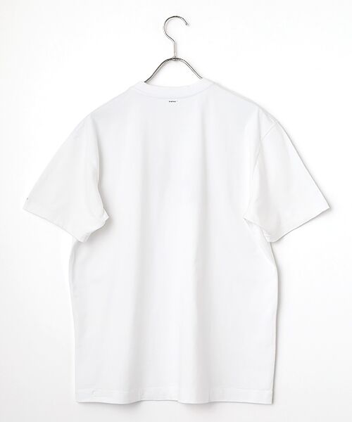 PAPAS / パパス Tシャツ | 40/2天竺 シロクマ・40thモチーフフラッグ半袖Ｔシャツ | 詳細1