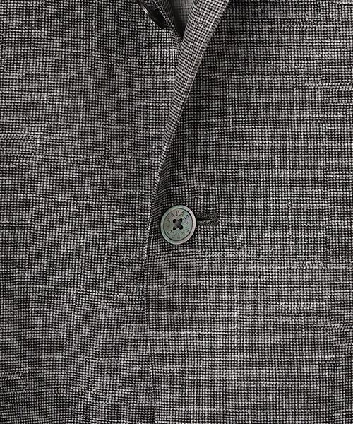 PAPAS / パパス テーラードジャケット | メッシュプリント 3つ釦段返りジャケット | 詳細7