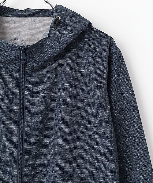 PAPAS / パパス ブルゾン | メッシュプリント ポケッタブルパーカー | 詳細2