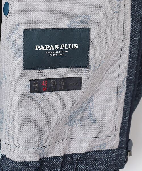 PAPAS / パパス ブルゾン | メッシュプリント ポケッタブルパーカー | 詳細5