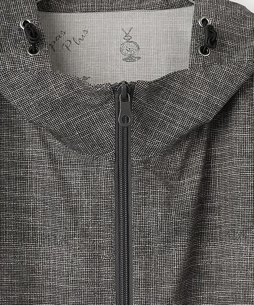 PAPAS / パパス ブルゾン | メッシュプリント ポケッタブルパーカー | 詳細9