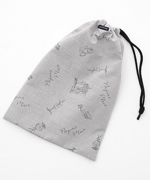 PAPAS / パパス ブルゾン | メッシュプリント ポケッタブルパーカー | 詳細10