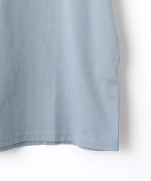 PAPAS / パパス Tシャツ | 40/2天竺 ワンポイント刺繍半袖Ｔシャツ | 詳細5