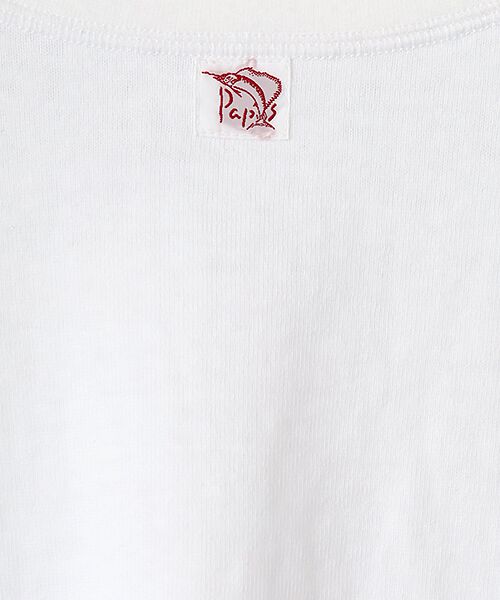 PAPAS / パパス Tシャツ | ラフィー吊り天竺 カジキプリント Tシャツ | 詳細4