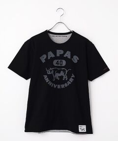 PAPAS / パパス Tシャツ | 40/2マイルド天竺 リバーシブルTシャツ