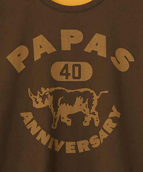 PAPAS / パパス Tシャツ | 40/2マイルド天竺 リバーシブルTシャツ | 詳細1