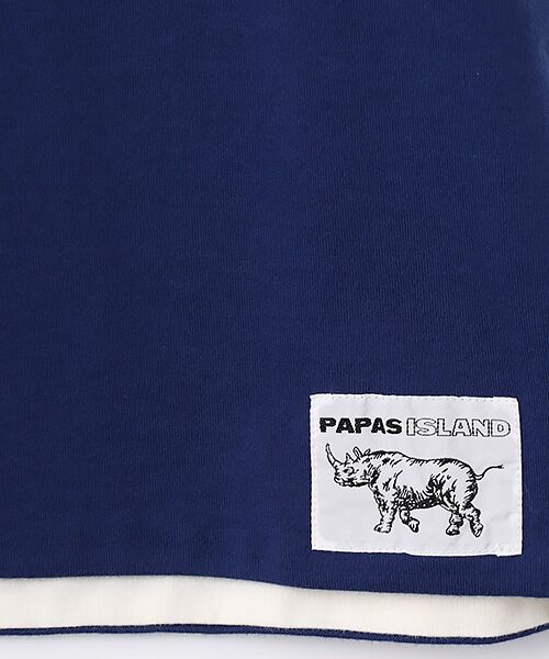 PAPAS / パパス Tシャツ | 40/2マイルド天竺 リバーシブルTシャツ | 詳細7