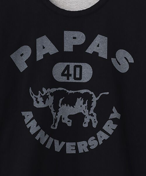 PAPAS / パパス Tシャツ | 40/2マイルド天竺 リバーシブルTシャツ | 詳細8