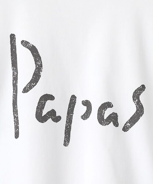 PAPAS / パパス Tシャツ | PAPASロゴ タリイ天竺 半袖Tシャツ | 詳細2
