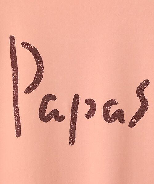 PAPAS / パパス Tシャツ | PAPASロゴ タリイ天竺 半袖Tシャツ | 詳細4