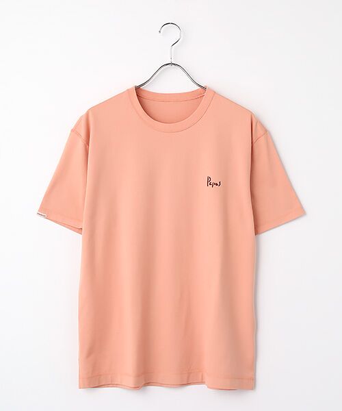 PAPAS / パパス Tシャツ | PAPASロゴ タリイ天竺 半袖Tシャツ(ピンク)