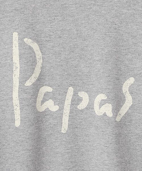 PAPAS / パパス Tシャツ | PAPASロゴ タリイ天竺 半袖Tシャツ | 詳細6