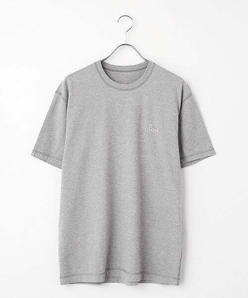 PAPAS / パパス Tシャツ | PAPASロゴ タリイ天竺 半袖Tシャツ(TOPグレー)