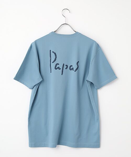 PAPAS / パパス Tシャツ | PAPASロゴ タリイ天竺 半袖Tシャツ | 詳細7