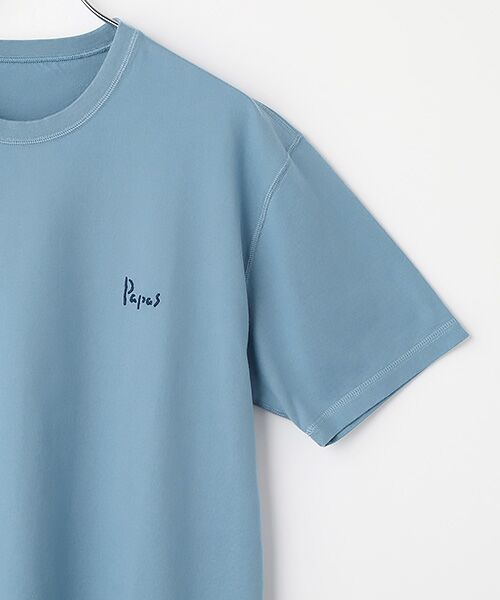 PAPAS / パパス Tシャツ | PAPASロゴ タリイ天竺 半袖Tシャツ | 詳細8