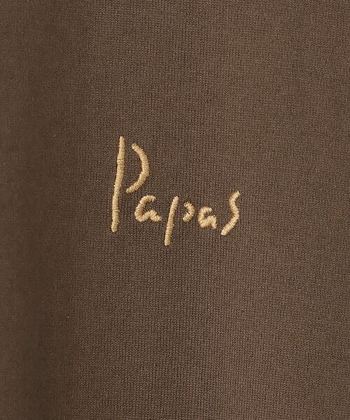 PAPAS / パパス Tシャツ | PAPASロゴ タリイ天竺 半袖Tシャツ | 詳細13