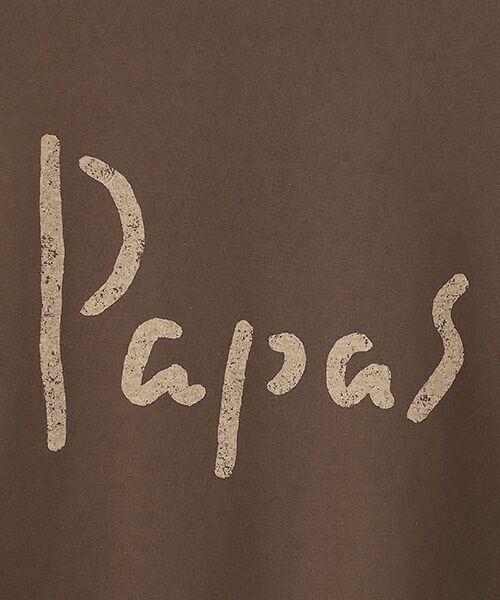 PAPAS / パパス Tシャツ | PAPASロゴ タリイ天竺 半袖Tシャツ | 詳細14
