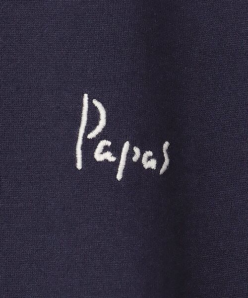 PAPAS / パパス Tシャツ | PAPASロゴ タリイ天竺 半袖Tシャツ | 詳細15